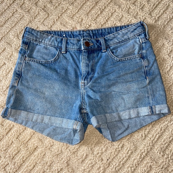 SOLD. Midrise denim shorts - Picture 1 of 1